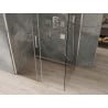 Mexen Omega sprchová kabína, posuvné dvere 120 x 80 cm, transparentnéné, chrómová - 825-120-080-01-00
