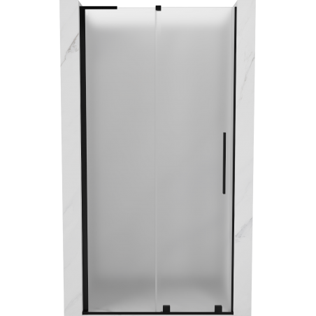Mexen Velar L sprchové dvere posuvné 90 cm, matné, čierne - 871-090-003-31-70