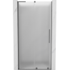 Mexen Velar L sprchové dvere posuvné 90 cm, mrazivé, gun metal - 871-090-003-31-95