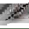 Mexen Velar L sprchové dvere posuvné 90 cm, mrazivé, gun metal - 871-090-003-31-95