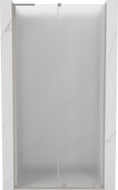 Mexen Velar L sprchové dvere posuvné 120 cm, matné, kartáčovaný nikel - 871-120-003-31-97