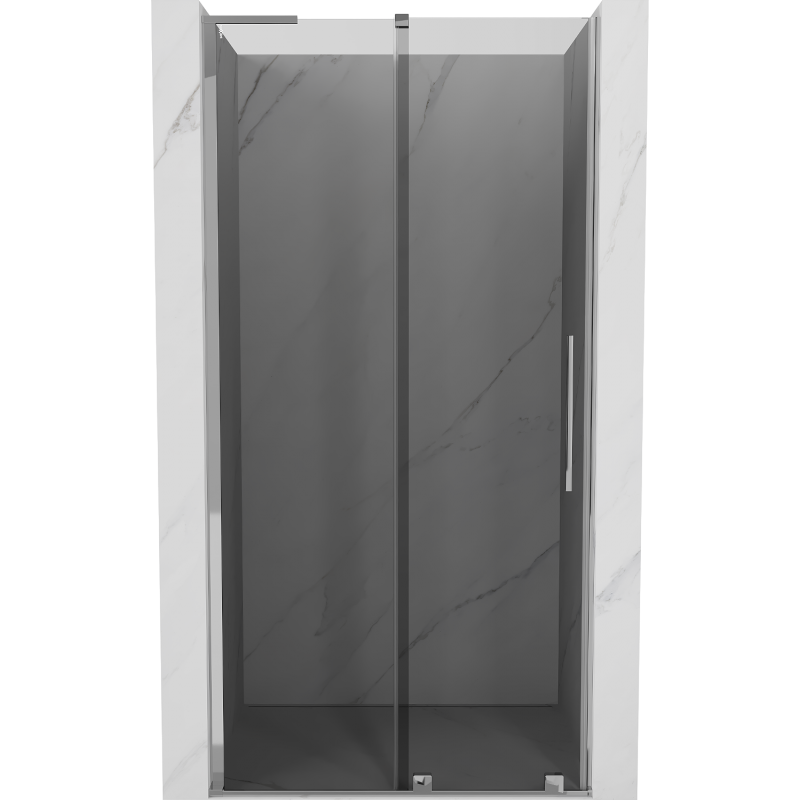 Mexen Velar L Posuvné sprchové dvere 90 cm, grafit, chróm - 871-090-003-41-01