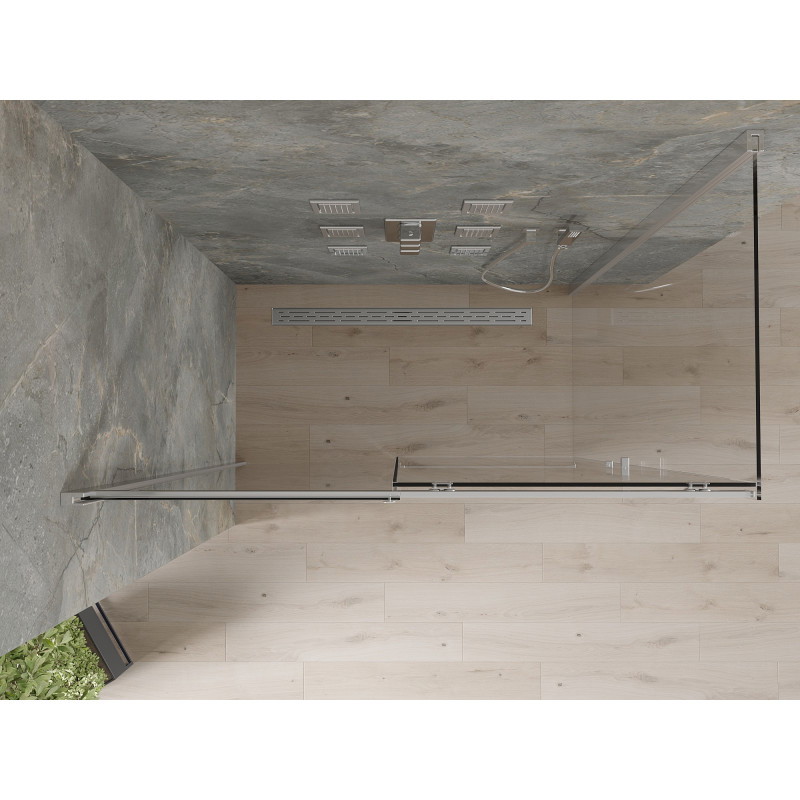 Mexen Omega posuvná sprchová kabína 130 x 70 cm, transparentná, chrómová - 825-130-070-01-00