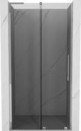 Mexen Velar L posuvné sprchové dvere 120 cm, grafit, chróm - 871-120-003-41-01