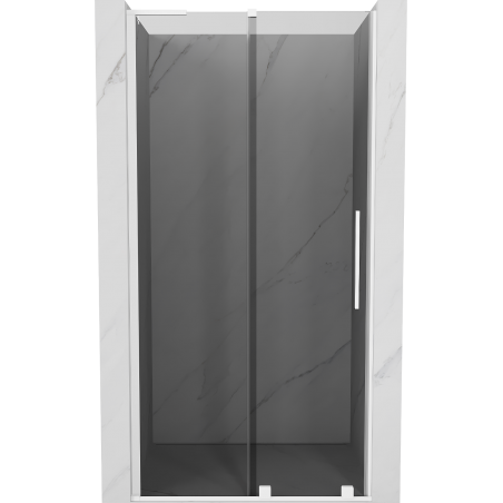Mexen Velar L sprchové dvere posuvné 90 cm, grafit, biele - 871-090-003-41-20