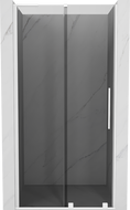 Mexen Velar L sprchové dvere posuvné 110 cm, grafit, biele - 871-110-003-41-20