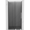 Mexen Velar L sprchové dvere posuvné 120 cm, grafit, biele - 871-120-003-41-20