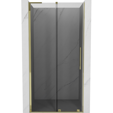 Mexen Velar L sprchové dvere zasúvacie 120 cm, grafit, zlaté - 871-120-003-41-50