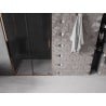 Mexen Velar L sprchové dvere posuvné 120 cm, grafit, ružové zlato - 871-120-003-41-60