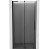 Mexen Velar L posuvné sprchové dvere 120 cm, grafit, čierne - 871-120-003-41-70