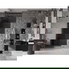 Mexen Velar L posuvné sprchové dvere 100 cm, grafit, gun gray kartáčovaný - 871-100-003-41-66