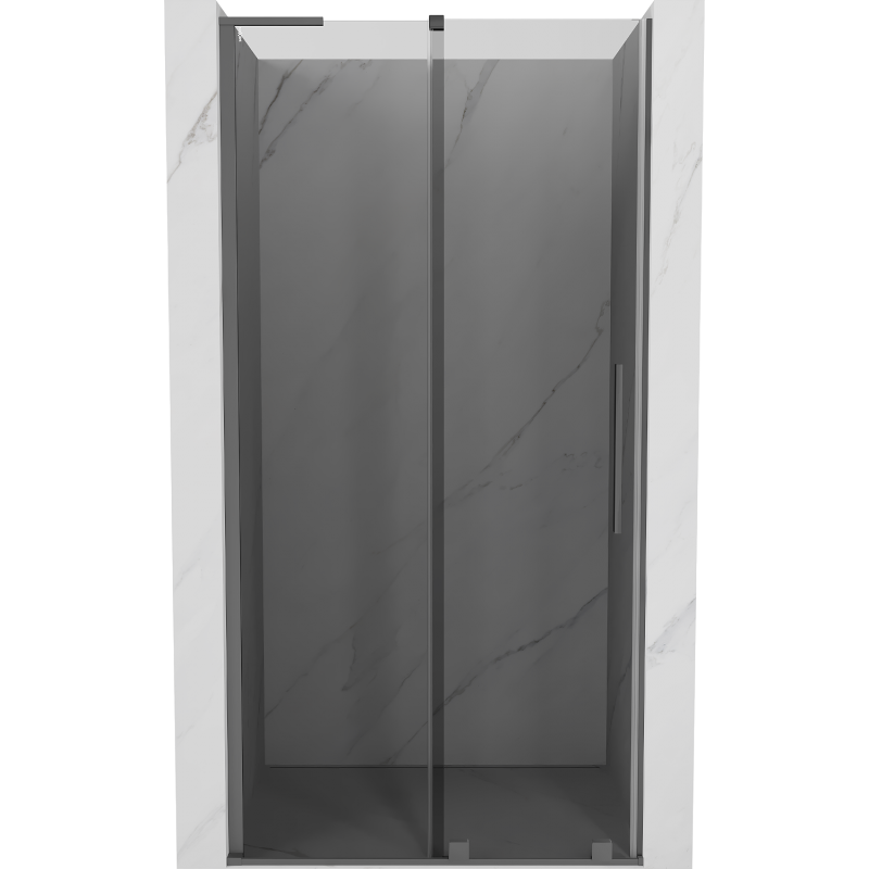 Mexen Velar L sprchové dvere posuvné 100 cm, grafit, gun metal - 871-100-003-41-95