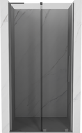 Mexen Velar L posuvné sprchové dvere 110 cm, grafit, gun metal - 871-110-003-41-95