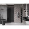 Mexen Velar L posuvné sprchové dvere 120 cm, grafit, gun metal - 871-120-003-41-95