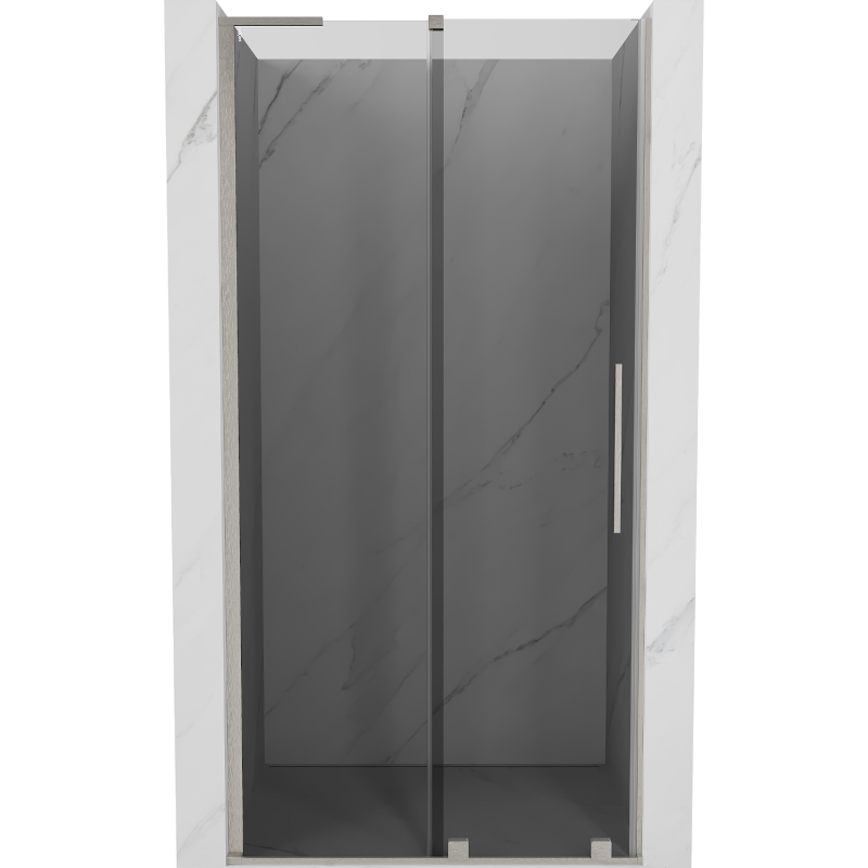 Mexen Velar L sprchové dvere posuvné 90 cm, grafit, brúsený nikel - 871-090-003-41-97