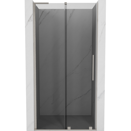 Mexen Velar L sprchové dvere posuvné 90 cm, grafit, brúsený nikel - 871-090-003-41-97