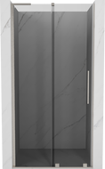 Mexen Velar L sprchové dvere posuvné 110 cm, grafit, kartáčovaný nikel - 871-110-003-41-97