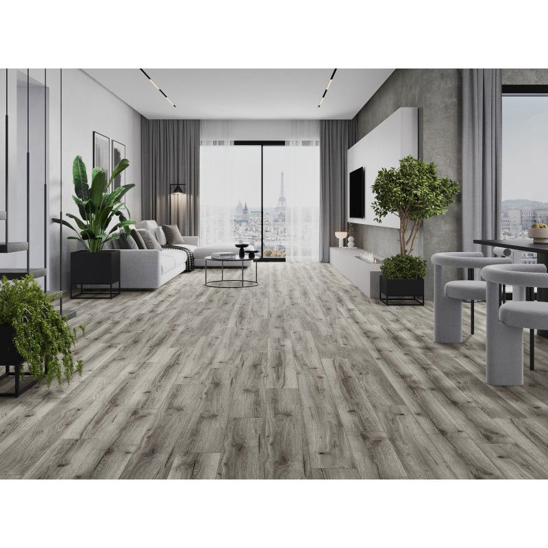 Mexen Ontario vzorka vinylových panelov 1240 x 182 mm SPC 6,5 mm, podklad IXPE 1,5 mm, 4 V-drážka, Dub - F1003-S