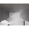 Mexen Velar L Duo posuvné sprchové dvere 200 cm, transparentné, biele - 871-200-003-02-20