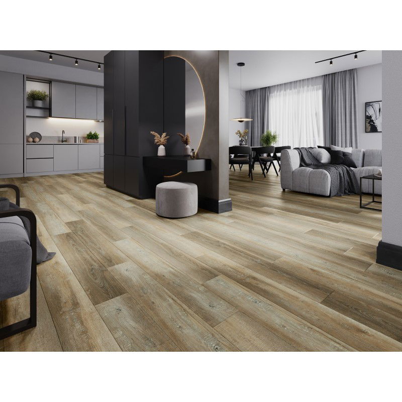 Mexen Cortland vzorka vinylových panelov 1240 x 182 mm SPC 6,5 mm, podklad IXPE 1,5 mm, 4 V-Fuga, Dub - F1008-S