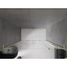 Mexen Velar L Duo posuvné sprchové dvere 180 cm, transparentné, zlaté brúsené - 871-180-003-02-55