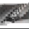Mexen Velar L Duo posuvné sprchové dvere 180 cm, priehľadné, brúsená gun gray - 871-180-003-02-66