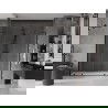 Mexen Velar L Duo sprchové dvere posuvné 170 cm, transparentné, čierne - 871-170-003-02-70