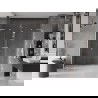 Mexen Velar L Duo posuvné sprchové dvere 170 cm, priehľadné, brúsený nikel - 871-170-003-02-97
