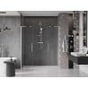 Mexen Velar L Duo sprchové dvere posuvné 180 cm, transparentné, brúsený nikel - 871-180-003-02-97