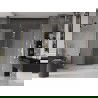 Mexen Velar L Duo sprchové dvere posuvné 200 cm, matné, zlaté - 871-200-003-32-50