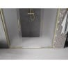 Mexen Velar L Duo posuvné sprchové dvere 170 cm, matné, zlaté kartáčované - 871-170-003-32-55