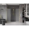 Mexen Velar L Duo posuvné sprchové dvere 170 cm, matné, zlaté kartáčované - 871-170-003-32-55