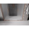 Mexen Velar L Duo sprchové dvere posuvné 180 cm, matné, brúsená meď - 871-180-003-32-65