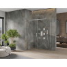 Mexen Omega posuvná sprchová kabína 160 x 80 cm, transparentná, chróm - 825-160-080-01-00