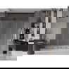 Mexen Velar L Duo posuvné sprchové dvere 170 cm, mrazivá, gun gray brúsená - 871-170-003-32-66