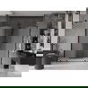 Mexen Velar L Duo posuvné sprchové dvere 180 cm, mrazivý, čierny - 871-180-003-32-70