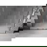 Mexen Velar L Duo sprchové dvere posuvné 200 cm, mrazené, gun metal - 871-200-003-32-95