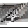Mexen Velar L Duo sprchové dvere posuvné 180 cm, mliečne, brúsený nikel - 871-180-003-32-97