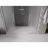 Mexen Velar L Duo sprchové dvere posuvné 170 cm, matné, brúsený nikel - 871-170-003-32-97