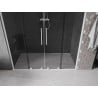 Mexen Velar L Duo sprchové dvere posuvné 170 cm, grafit, biele - 871-170-003-42-20