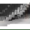 Mexen Velar L Duo sprchové dvere posuvné 180 cm, grafit, biele - 871-180-003-42-20