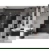 Mexen Velar L Duo sprchové dvere posuvné 180 cm, grafit, biele - 871-180-003-42-20