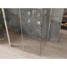 Mexen Omega sprchový kút s 3 stenami, posuvný, 110 x 90 cm, priehľadný, chróm - 825-110-090-01-00-3S