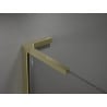 Mexen Velar L Duo posuvné sprchové dvere 170 cm, grafit, zlaté - 871-170-003-42-50