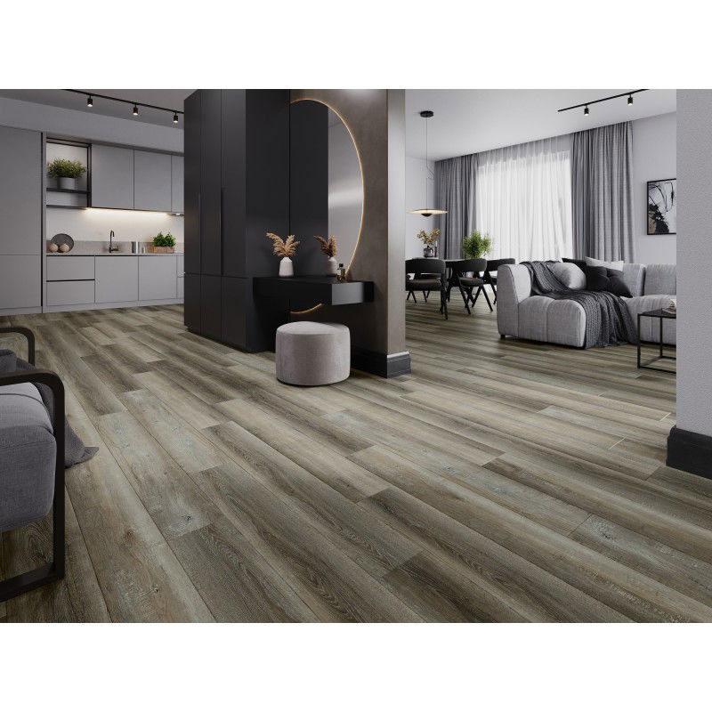 Mexen Aspen vzorka vinylových panelov SPC 6,5 mm, podložka IXPE 1,5 mm, 4 V-drážka, Dub - F1012-S