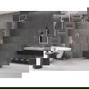Mexen Velar posuvná sprchová stena Walk-in 75 x 200 cm, transparentná 8 mm, brúsený nikel - 871-075-000-03-97