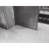 Mexen Velar posuvná sprchová stena Walk-in 110 x 200 cm, matná 8 mm, kartáčovaný nikel - 871-110-000-33-97