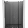 Mexen Velar Duo posuvné sprchové dvere 140 cm, grafit, chróm - 871-140-000-42-01