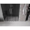 Mexen Velar Duo posuvné sprchové dvere 160 cm, grafit, chróm - 871-160-000-42-01