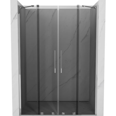 Mexen Velar Duo posuvné sprchové dvere 160 cm, grafit, chróm - 871-160-000-42-01